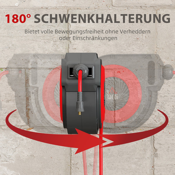 Schlauchtrommel automatisch zur Wandmontage mit 16m Schlauch