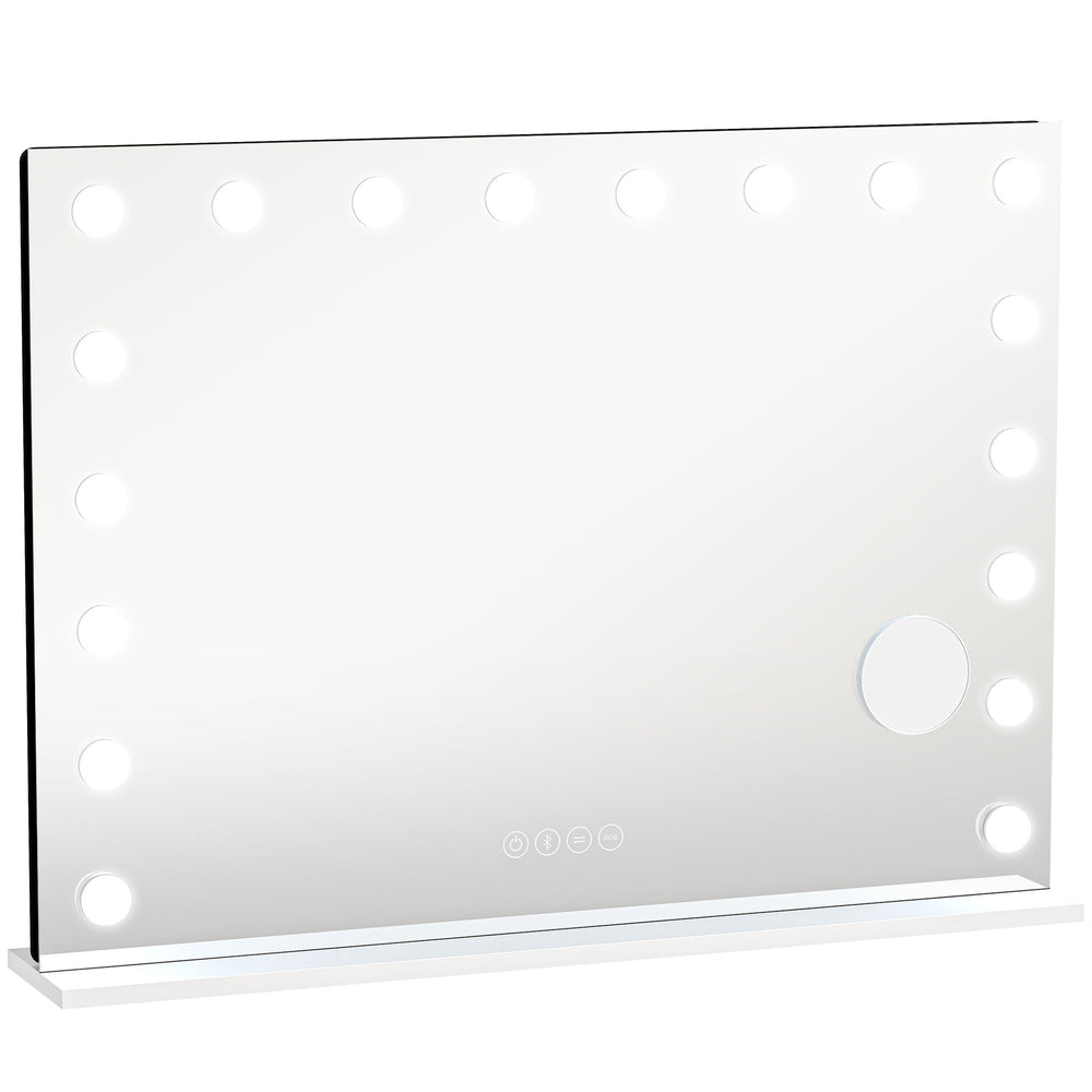 Schminkspiegel mit LED dimmbar Bluetooth Lautsprecher Vergrösserung