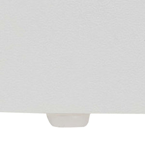 Schrank Kommode Highboard Schiebetür 8 Staufächer Industrial 163x76x38cm weiss