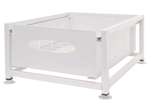 Schrankschublade mit Tablett Küchenauszug Geschirrablage 19x34x42cm weiss