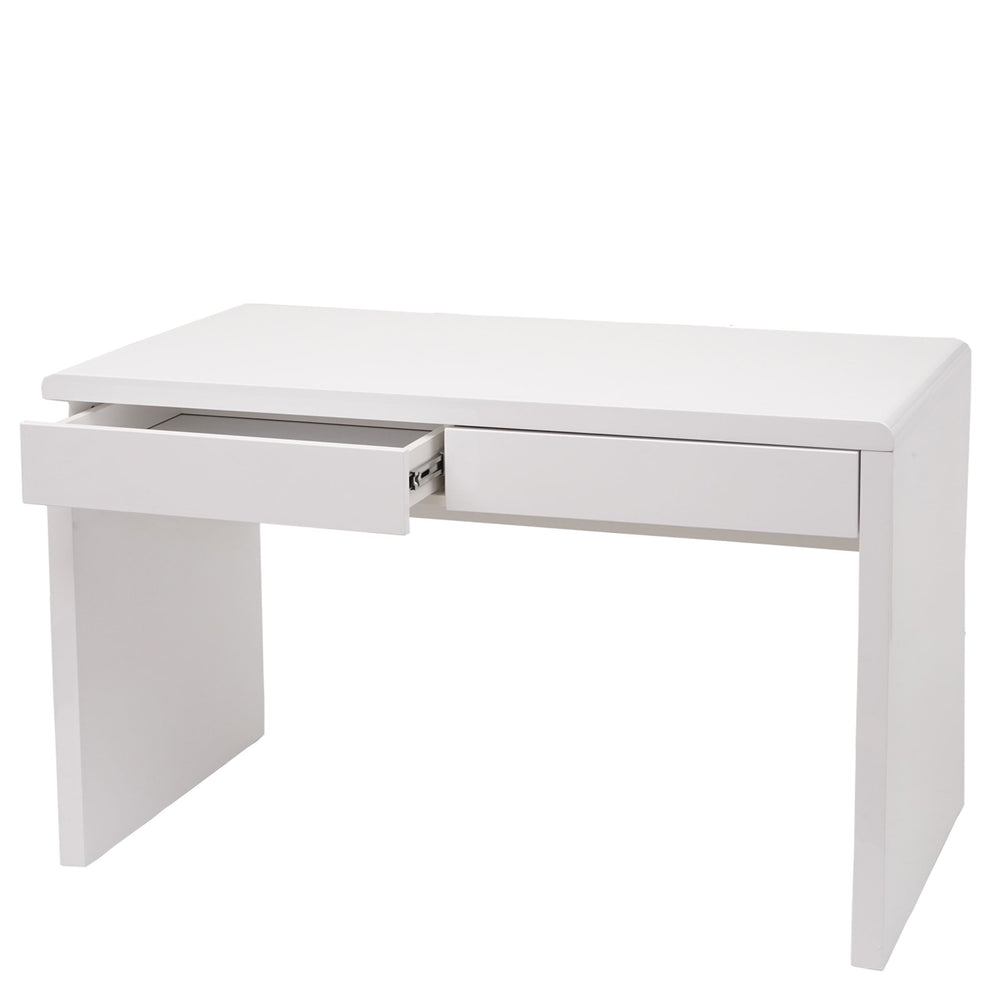 Schreibtisch Bürotisch Computertisch Arbeitstisch Hochglanz 120x60cm weiss
