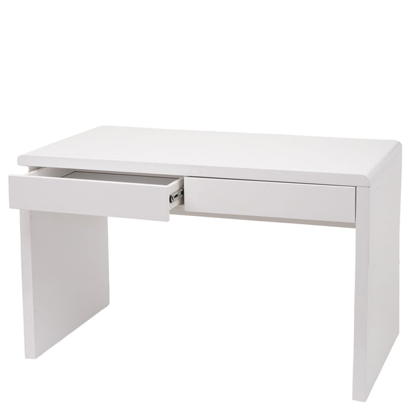 Schreibtisch Bürotisch Computertisch Arbeitstisch Hochglanz 120x60cm weiss