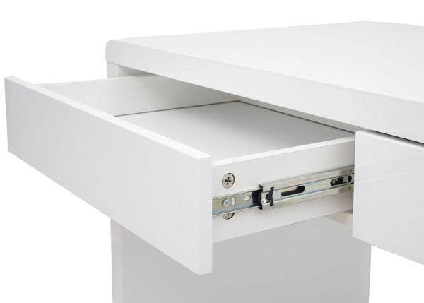 Schreibtisch Bürotisch Computertisch Arbeitstisch Hochglanz 120x60cm weiss