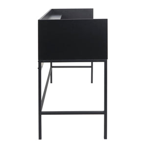 Schreibtisch Bürotisch Computertisch Schublade 120x50cm Holz Metall Eiche-Optik
