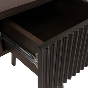 Moderner Schreibtisch Walnuss-Optik 120cm, MDF & Metall