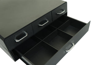 Schubladenbox für Kaffeekapseln Teebeutel mit 4 Schubladen 13x34x31cm