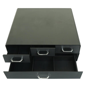 Schubladenbox für Kaffeekapseln Teebeutel mit 4 Schubladen 13x34x31cm