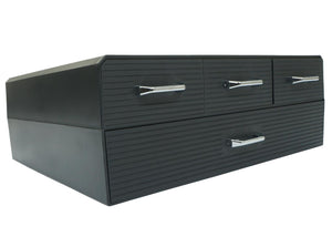 Schubladenbox für Kaffeekapseln Teebeutel mit 4 Schubladen 13x34x31cm