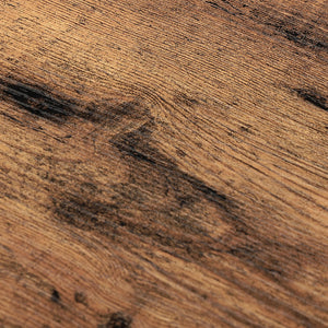 Banc à chaussures à 2 étagères, marron