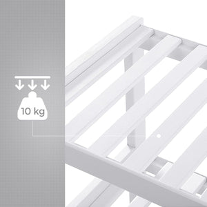 Bamboo shoe bench/shoe rack with 3 levels