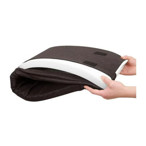 Banc à chaussures à 10 compartiments, marron