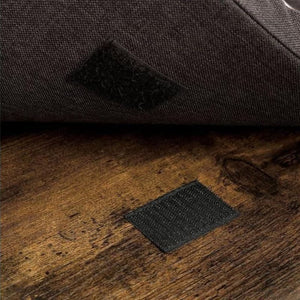 Banc à chaussures à 10 compartiments, marron