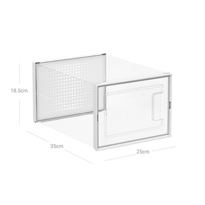 Schuhbox 18er-Set Weiss