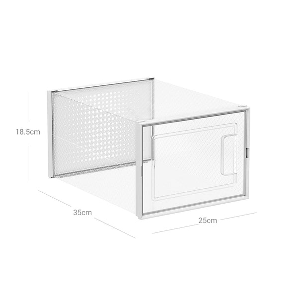 Schuhbox 18er-Set Weiss