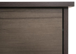 Schuhkipper Schuhschrank 2 Klappen 81x60x25cm Paulownia grau-braun
