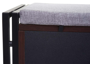 Schuhkommode JAM-A27 Sitzmöglichkeit 53x110x30cm dunkelbraun