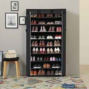 Étagère à chaussures avec couvercle 88x28x160cm