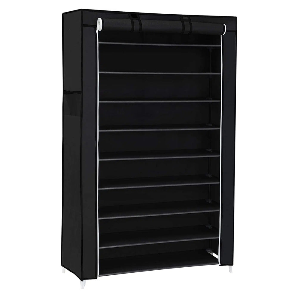 Schuhregal mit Abdeckung 88x28x160cm
