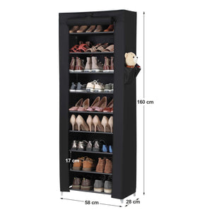 10-tier shoe rack/shoe cabinet