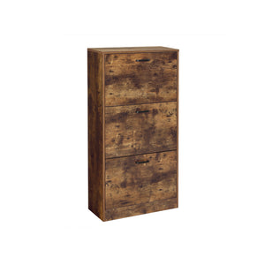 Meuble à chaussures en bois à 3 portes