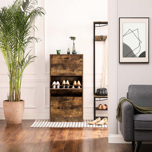 Meuble à chaussures en bois à 3 portes