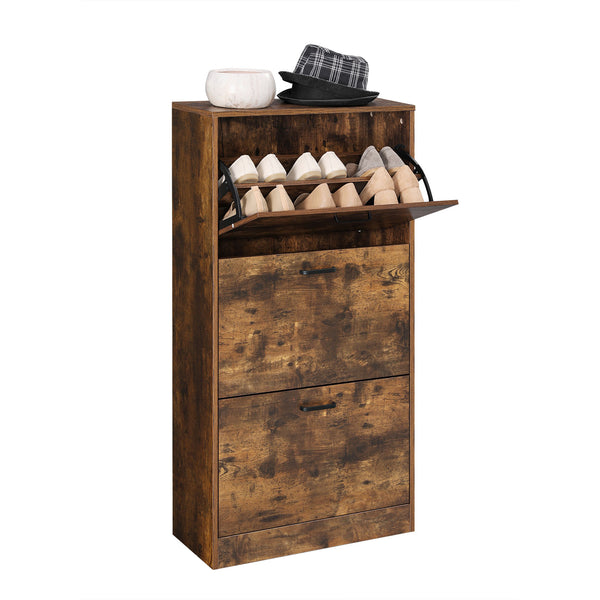 Meuble à chaussures en bois à 3 portes