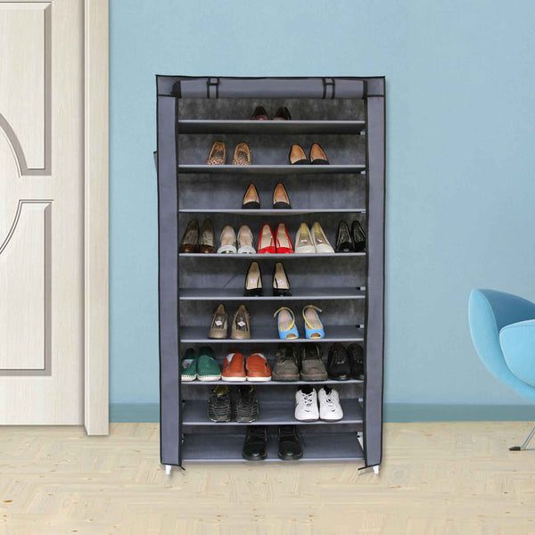 Schuhschrank Schuhregal mit Abdeckung