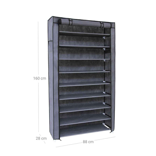 Schuhschrank Schuhregal mit Abdeckung
