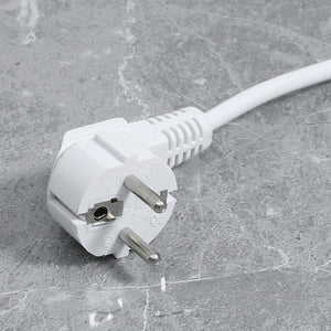 Schuhtrockner elektrisch zur Wandmontage für mehrere Schuhe weiss