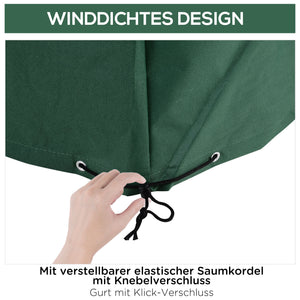 Protective cover for garden furniture 135x135x75cm Green