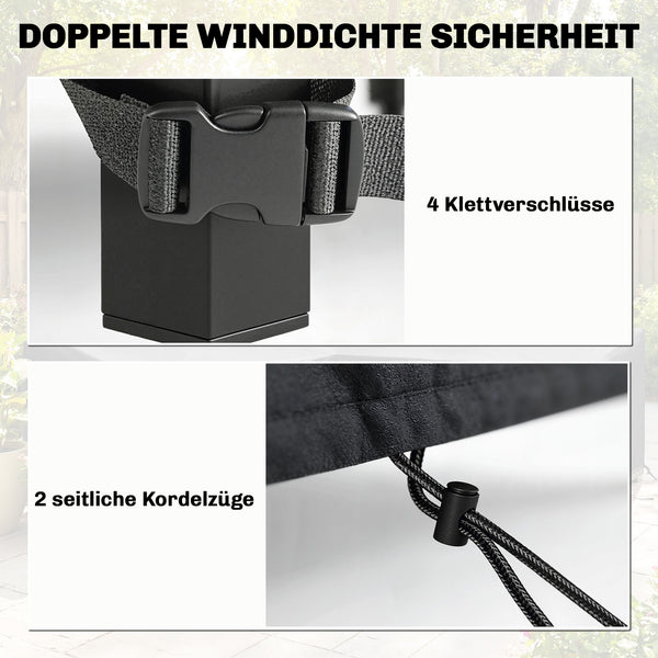 Schutzhülle Gartenmöbel wasserdicht winterfest UV-Schutz