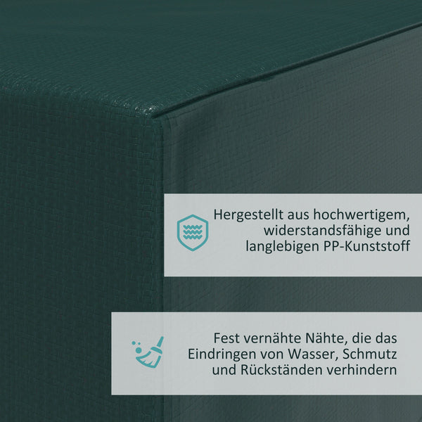 Schutzhülle für Gartenmöbel wasserdicht winterfest rechteckig
