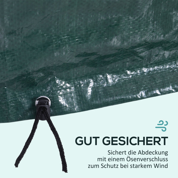Schutzhülle für Gartenmöbel wasserdicht winterfest rechteckig