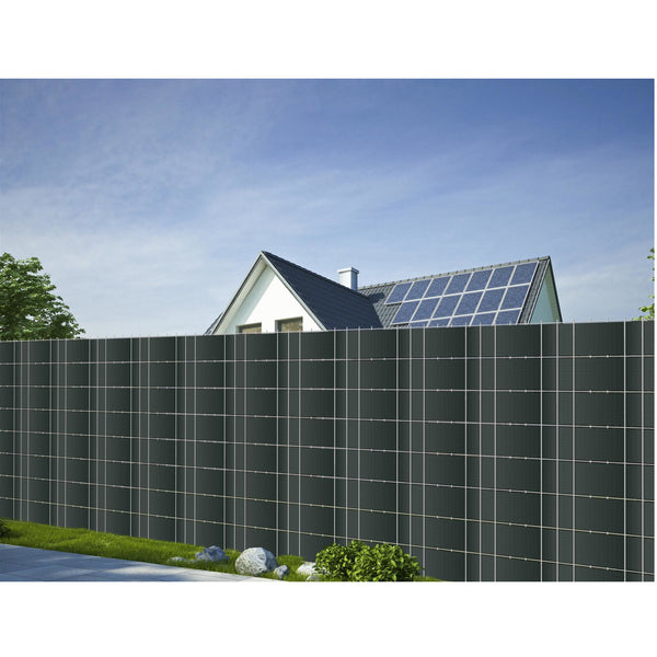 Telo per recinzione privacy PVC 70 m antracite