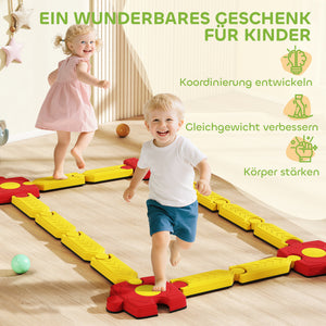 Schwebebalken flexibel zum Turnen für drinnen und draussen Kinder