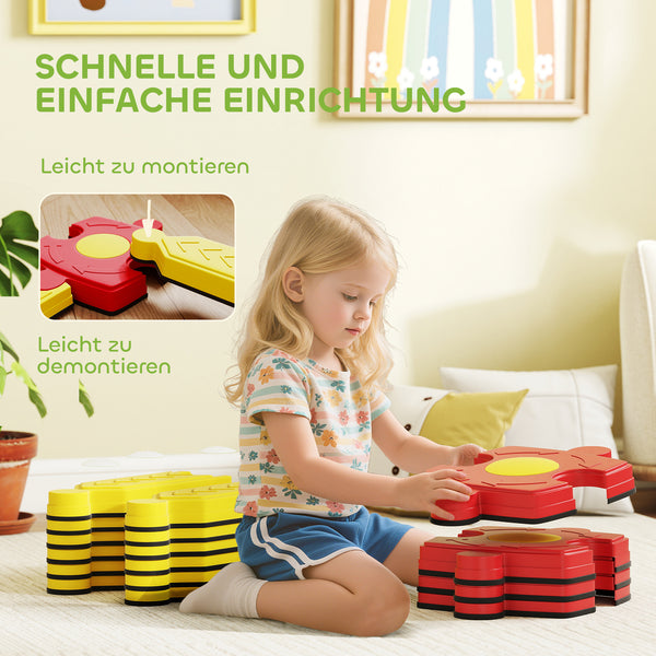 Schwebebalken flexibel zum Turnen für drinnen und draussen Kinder
