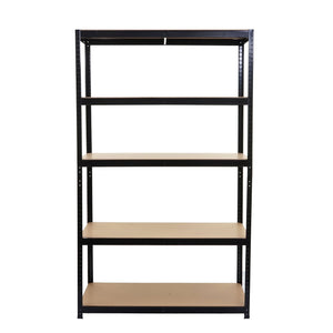 Schwerlastregal Stahl 875kg 5 Böden 200x120x60cm schwarz
