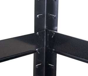 Schwerlastregal Werkstattregal 160x80x40cm bis 320kg mit 6 Körben schwarz