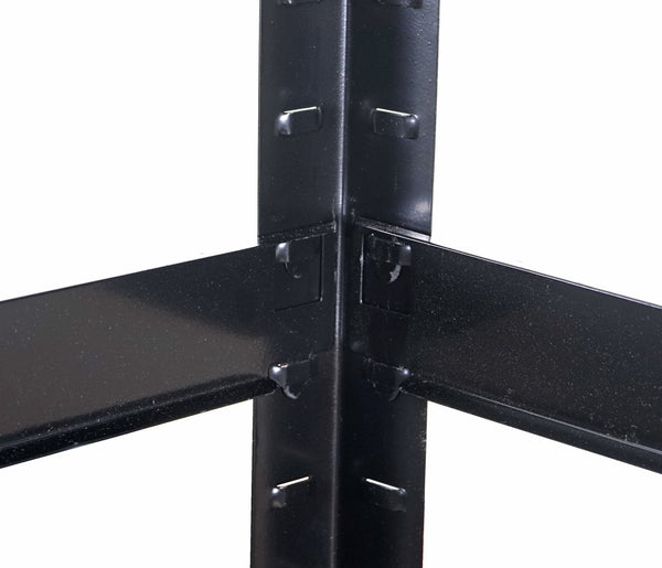 Schwerlastregal Werkstattregal 160x80x40cm bis 320kg mit 6 Körben schwarz