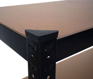 Schwerlastregal Werkstattregal 160x80x40cm bis 320kg mit 6 Körben schwarz