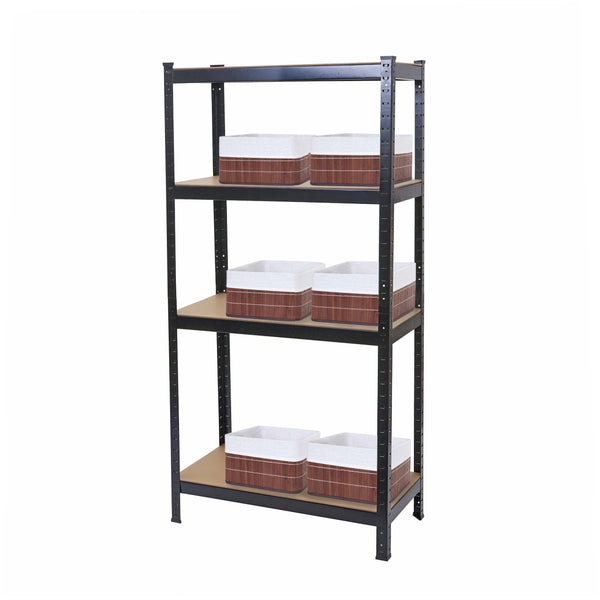 Schwerlastregal Werkstattregal 160x80x40cm bis 320kg mit 6 Körben schwarz