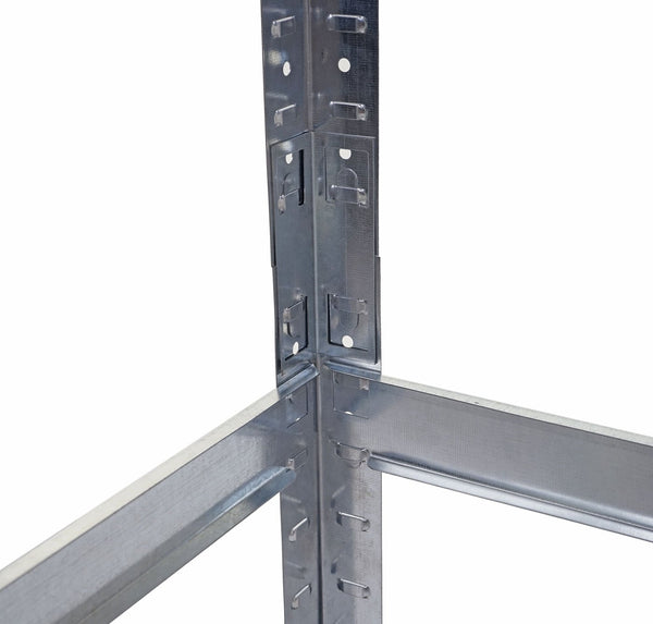 Schwerlastregal Werkstattregal 160x80x40cm bis 320kg mit 6 Körben verzinkt