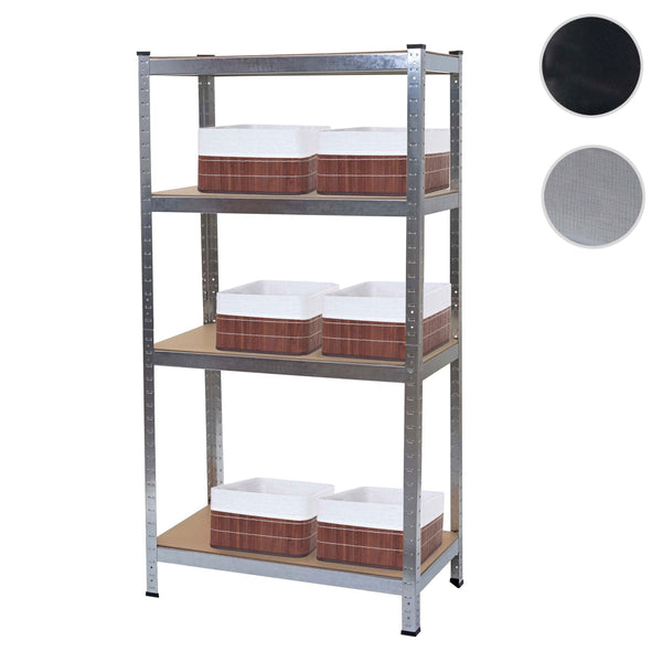 Schwerlastregal Werkstattregal 160x80x40cm bis 320kg mit 6 Körben verzinkt