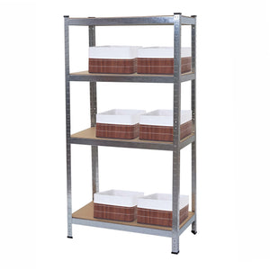 Schwerlastregal Werkstattregal 160x80x40cm bis 320kg mit 6 Körben verzinkt