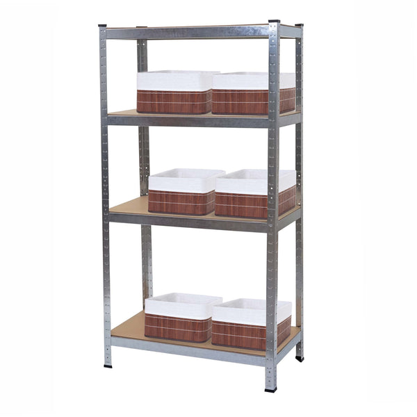 Schwerlastregal Werkstattregal 160x80x40cm bis 320kg mit 6 Körben verzinkt