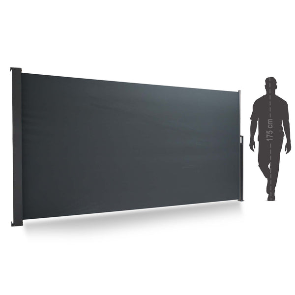 Tenda da sole laterale 160x300cm frangivento frangivista flessibile