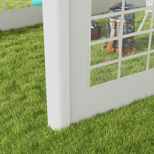 Seitenteil für Pavillon 6x2m Ersatzwand Weiss