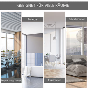 Senkrechtmarkise Balkon Sichtschutz Windschutz mit Handkurbel cremeweiss