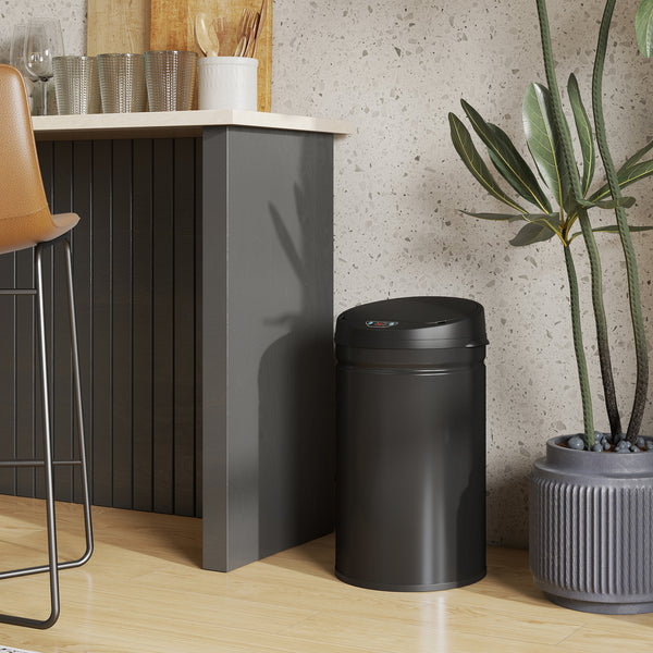 Sensor Mülleimer berührungslos für Küche 30L Edelstahl