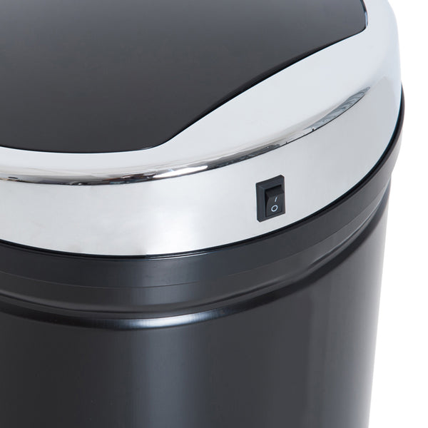 Sensor Mülleimer automatischer Abfalleimer für Küche 42L Edelstahl